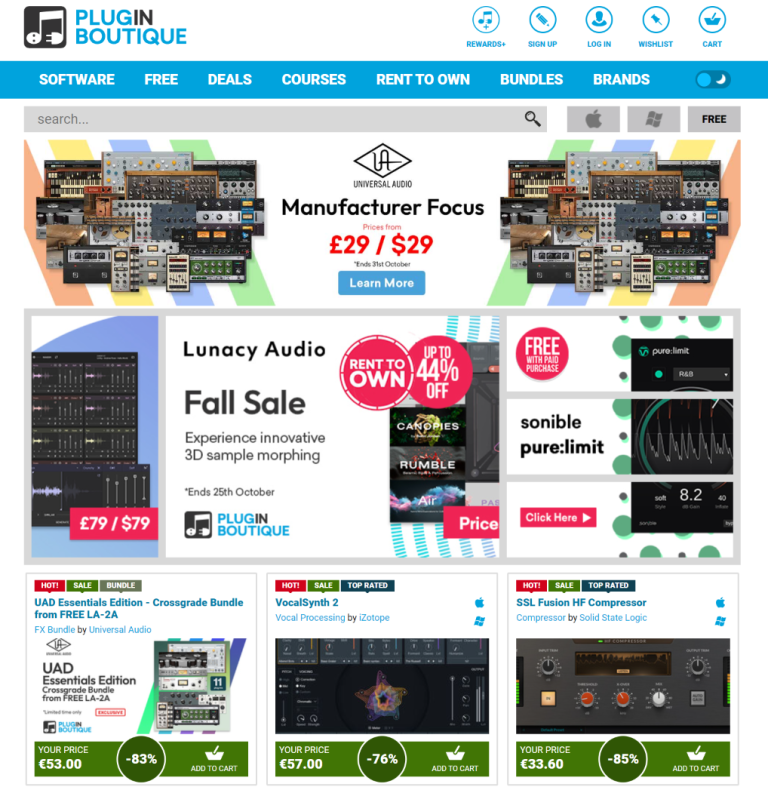 Avis Plugin Boutique : Acheter en ligne vos VST & bundles